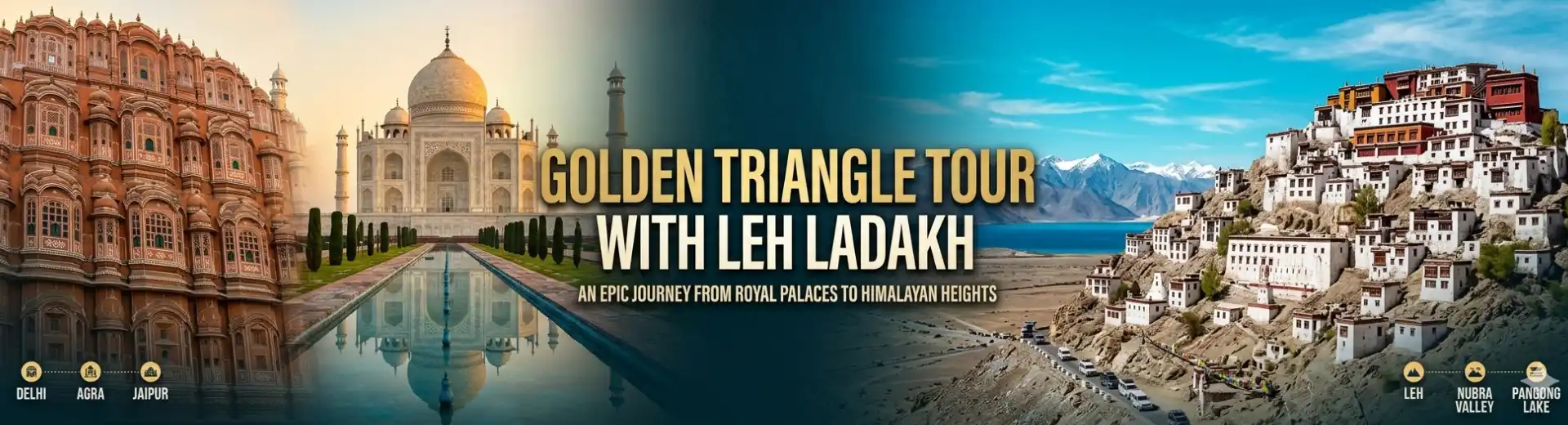 Golden Triangle Tour With Ladakh