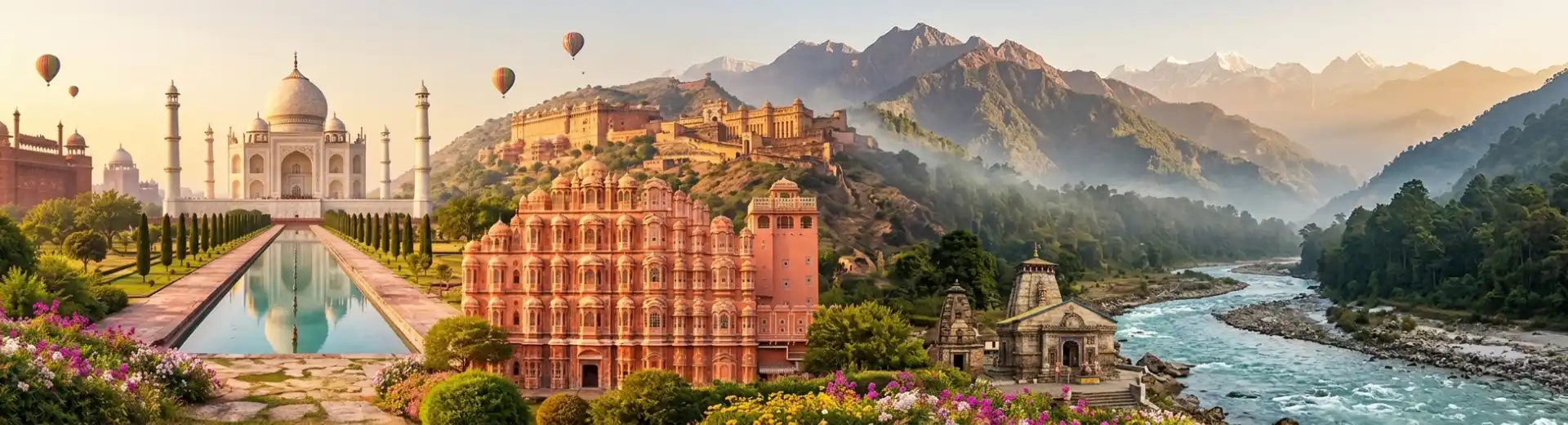 Golden Triangle With Uttarakhand